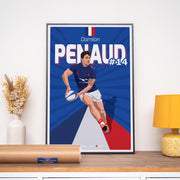 Affiche XV de France - Damian Penaud