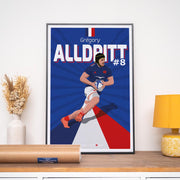 Affiche XV de France - Grégory Alldritt