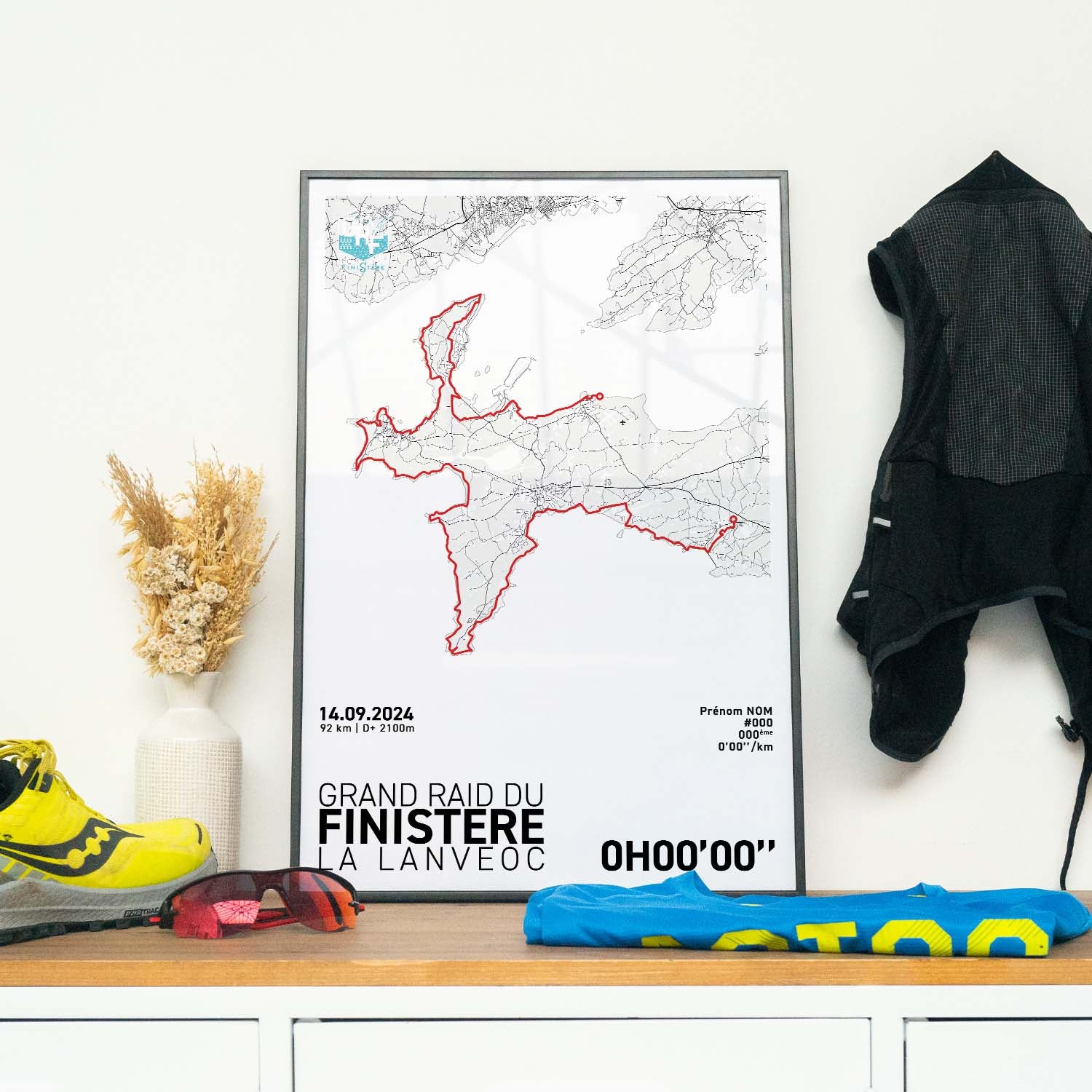 Affiche Running - Grand Raid du Finistère - La Lanveoc