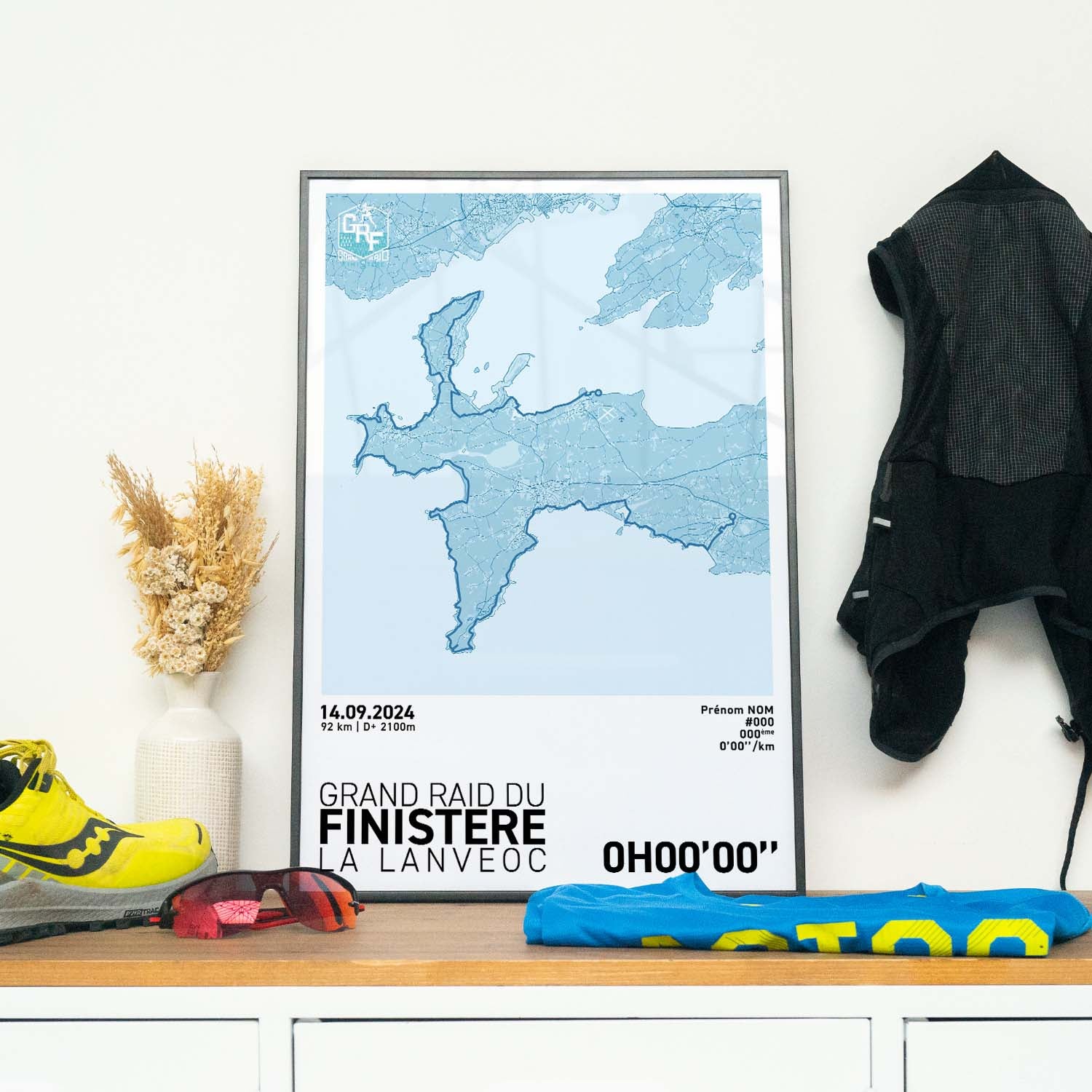 Affiche Running - Grand Raid du Finistère - La Lanveoc