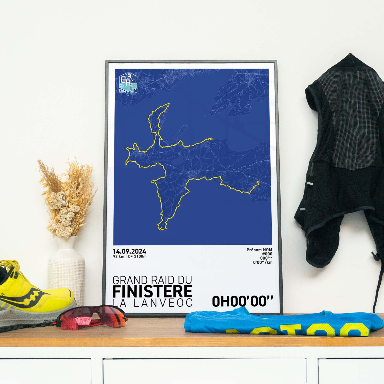 Affiche Running - Grand Raid du Finistère - La Lanveoc