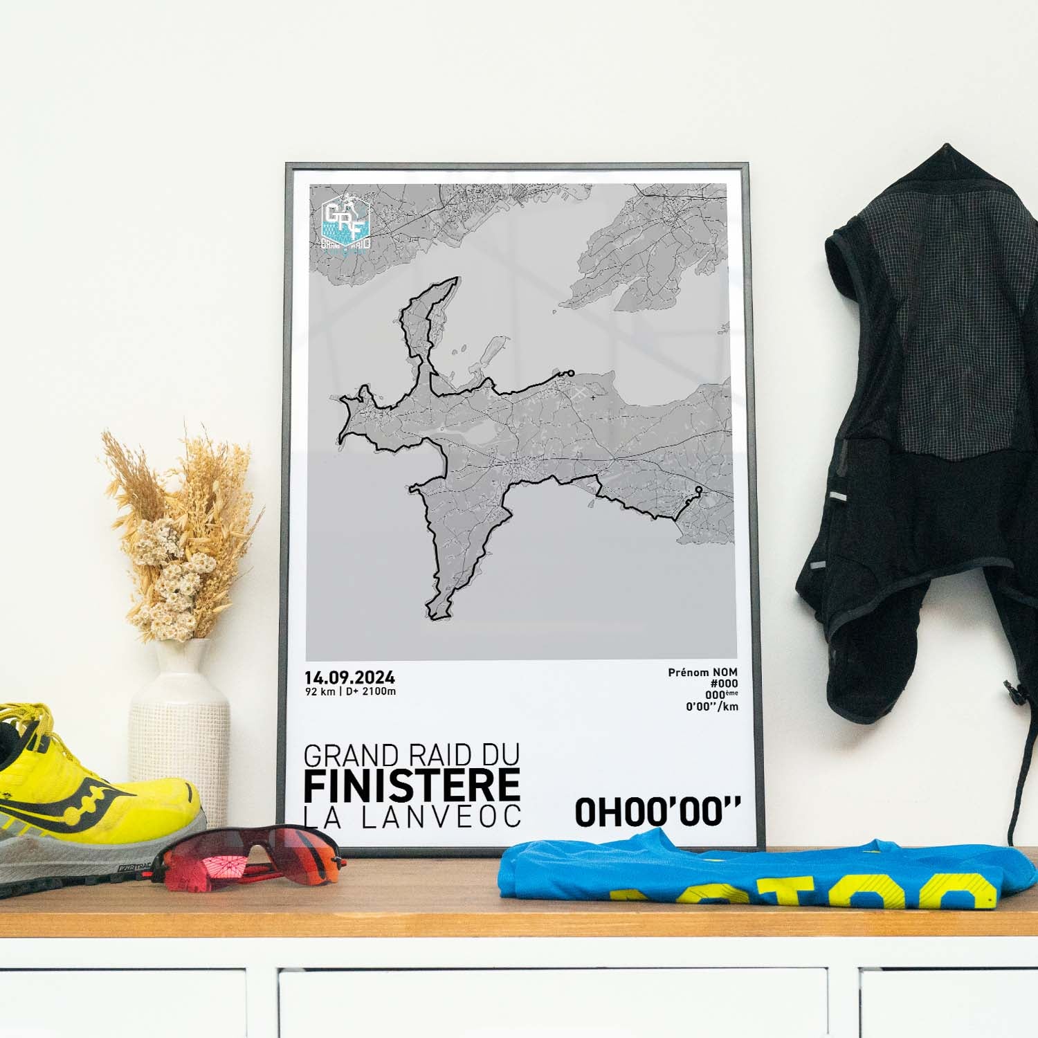 Affiche Running - Grand Raid du Finistère - La Lanveoc