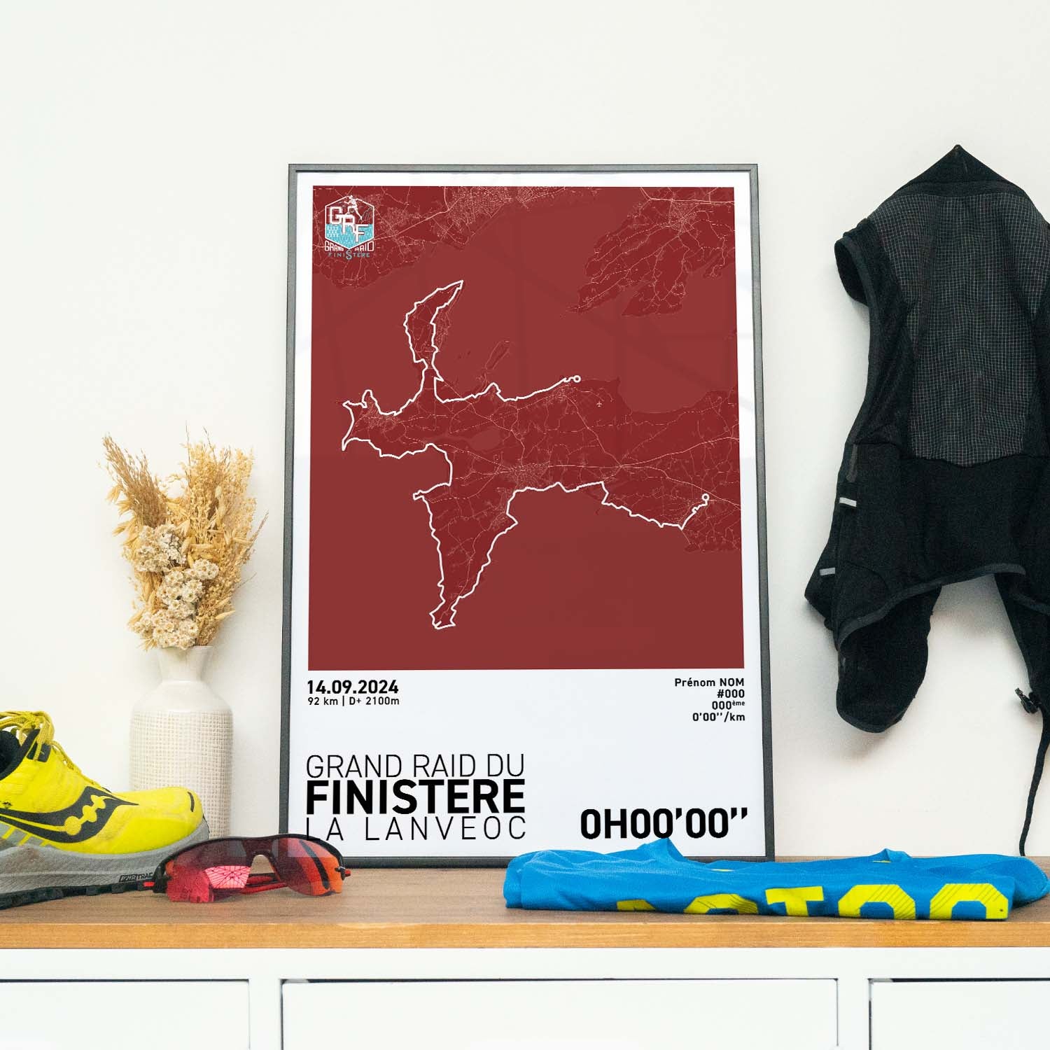 Affiche Running - Grand Raid du Finistère - La Lanveoc