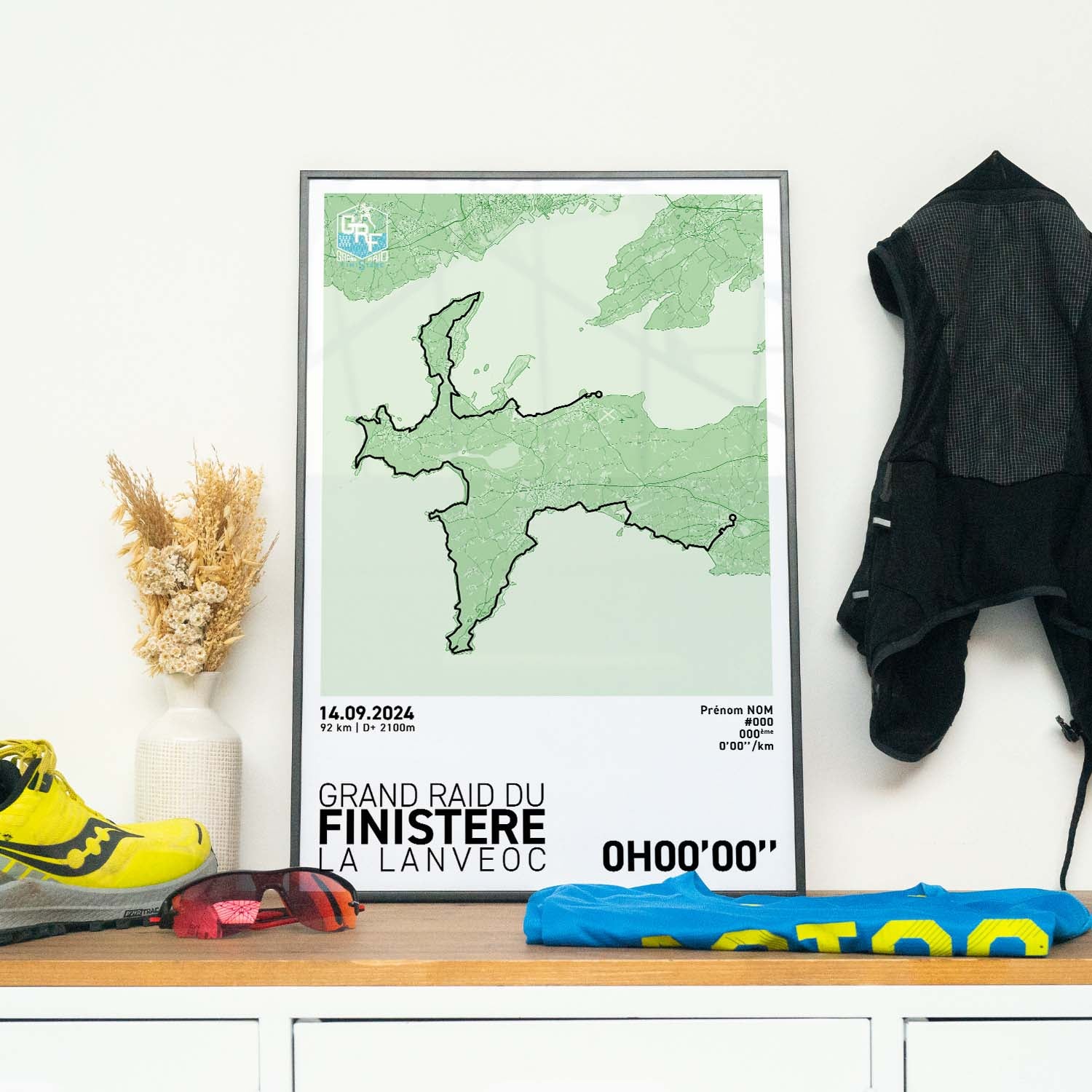 Affiche Running - Grand Raid du Finistère - La Lanveoc