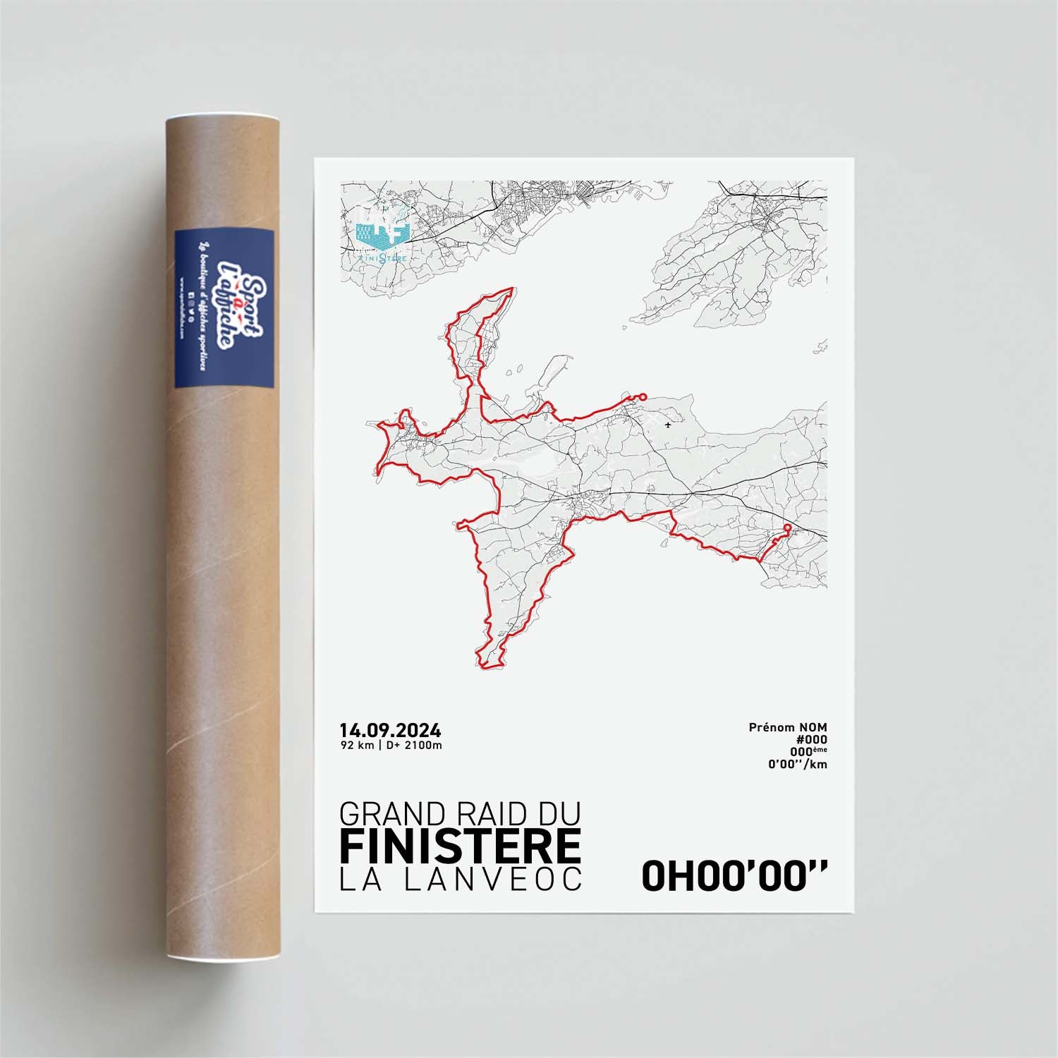 Affiche Running - Grand Raid du Finistère - La Lanveoc