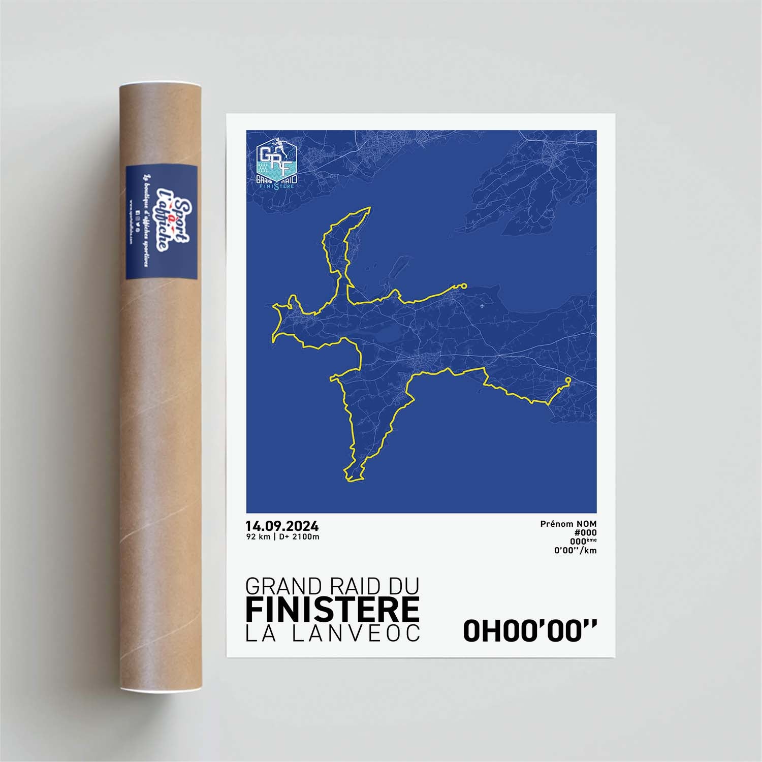 Affiche Running - Grand Raid du Finistère - La Lanveoc