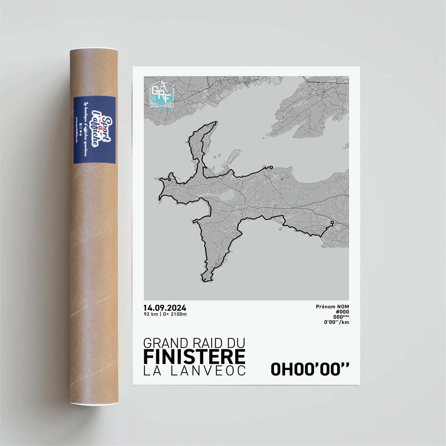 Affiche Running - Grand Raid du Finistère - La Lanveoc