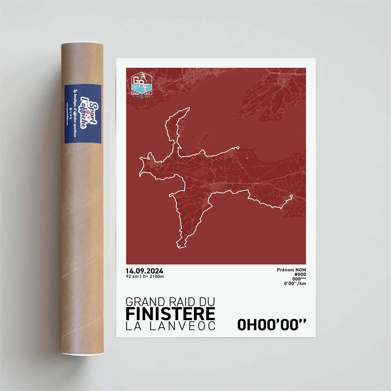 Affiche Running - Grand Raid du Finistère - La Lanveoc