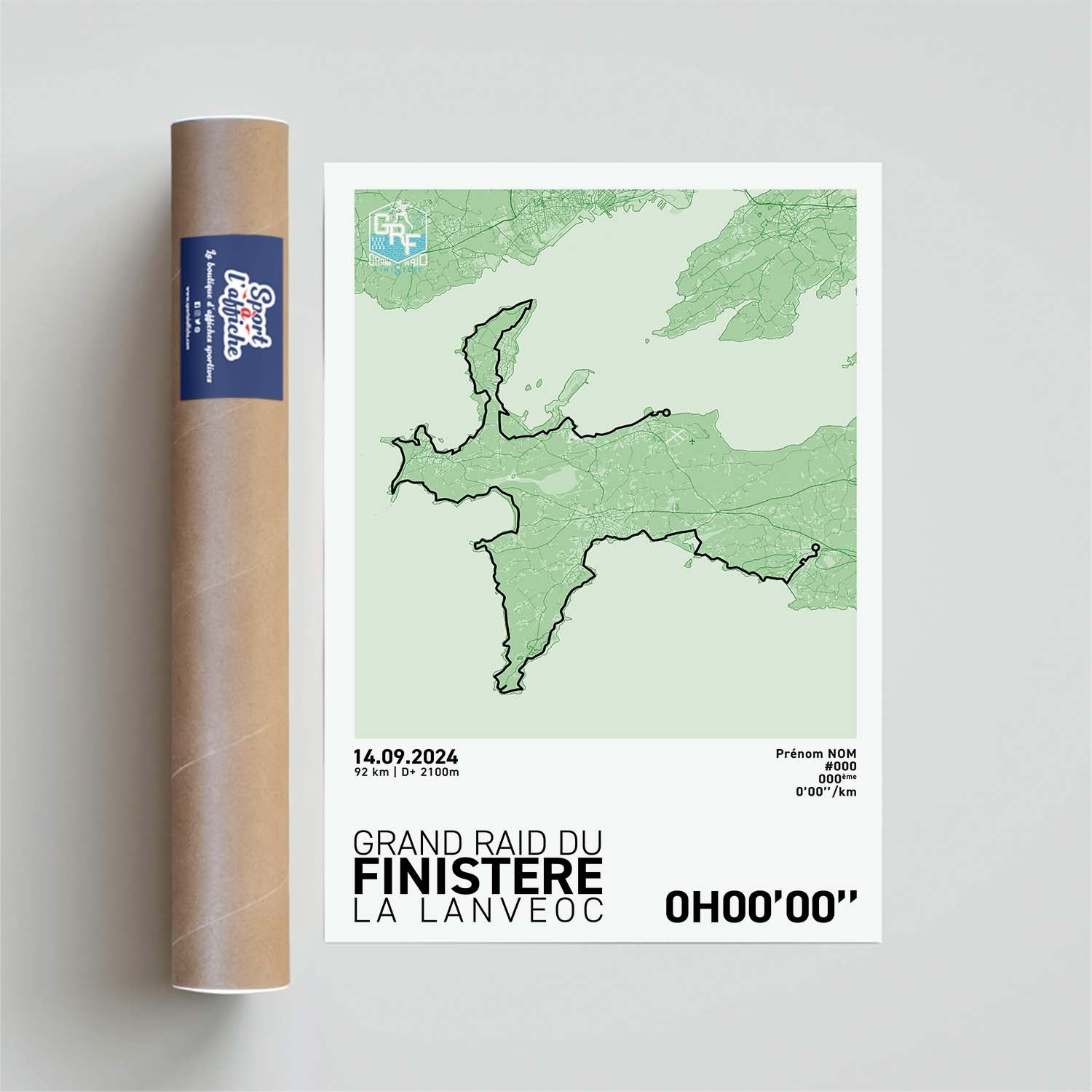 Affiche Running - Grand Raid du Finistère - La Lanveoc