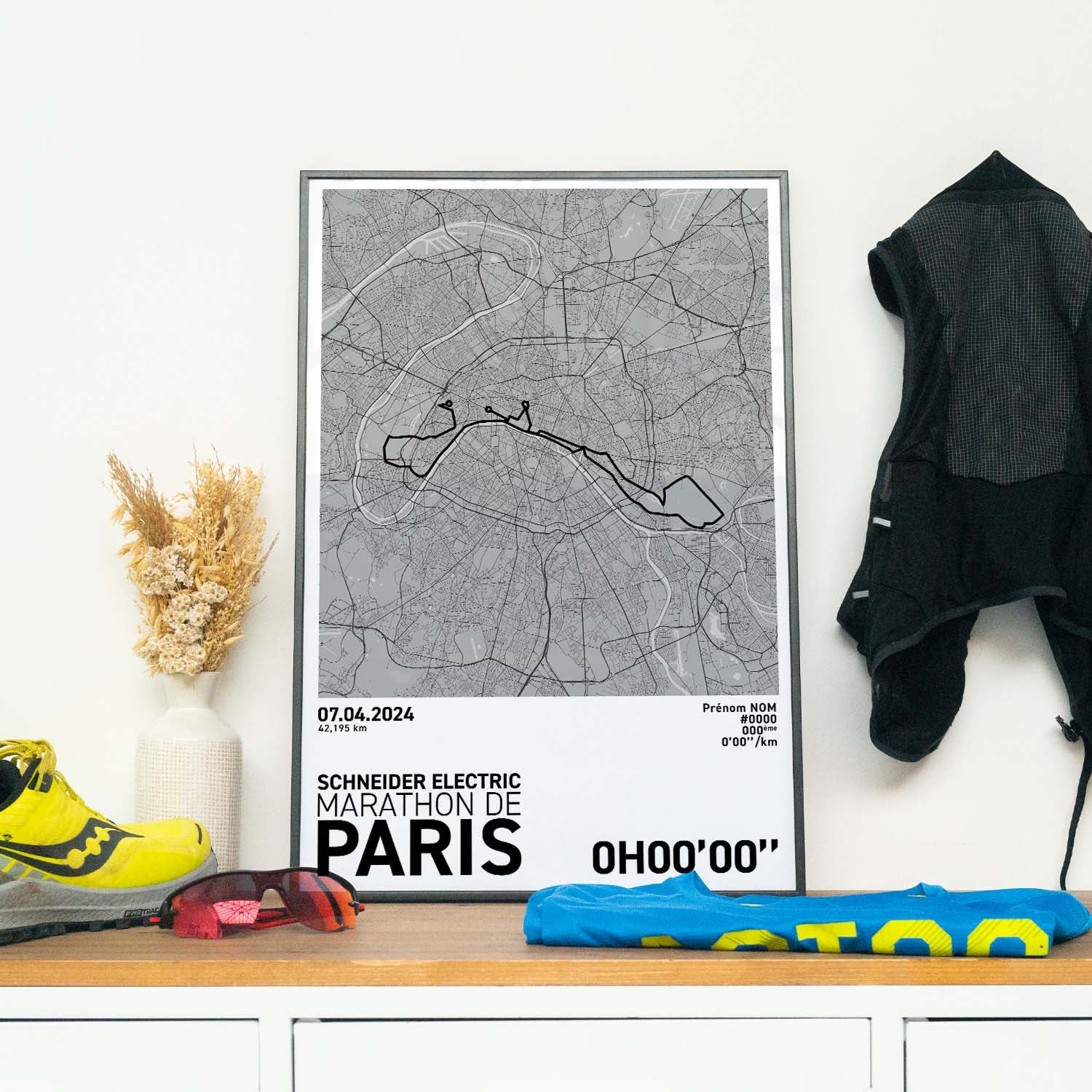 Affiche Running - Schneider Electric Marathon de Paris