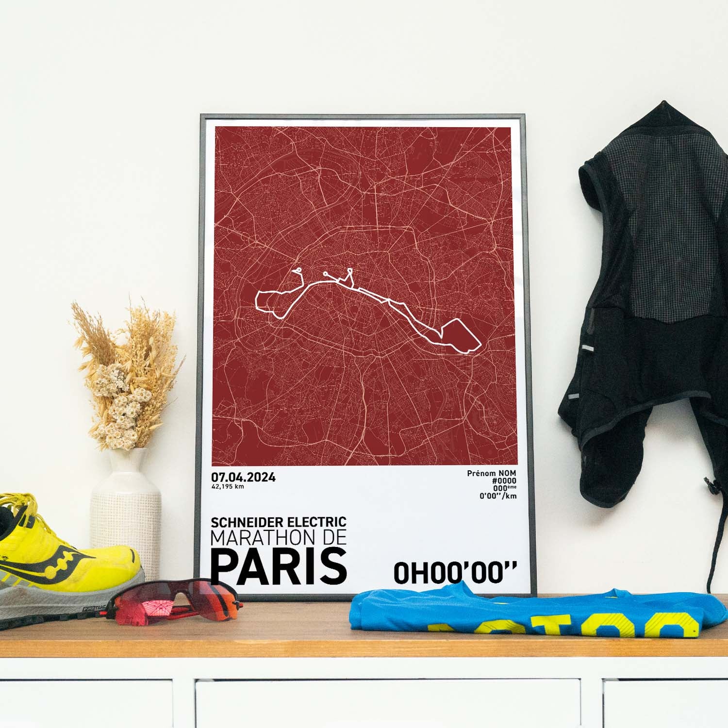 Affiche Running - Schneider Electric Marathon de Paris