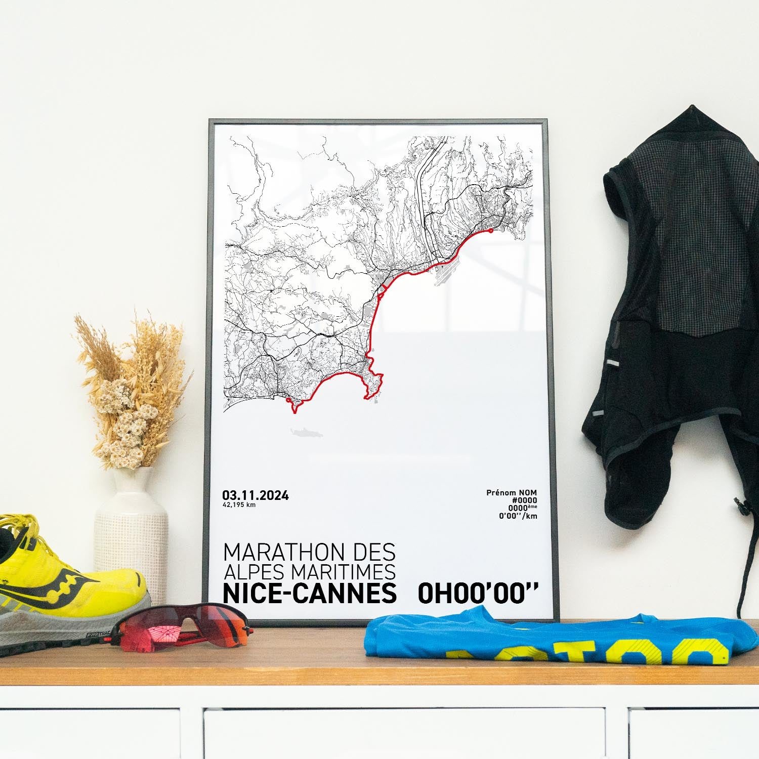 Affiche Running - Marathon des Alpes-Maritimes Nice-Cannes