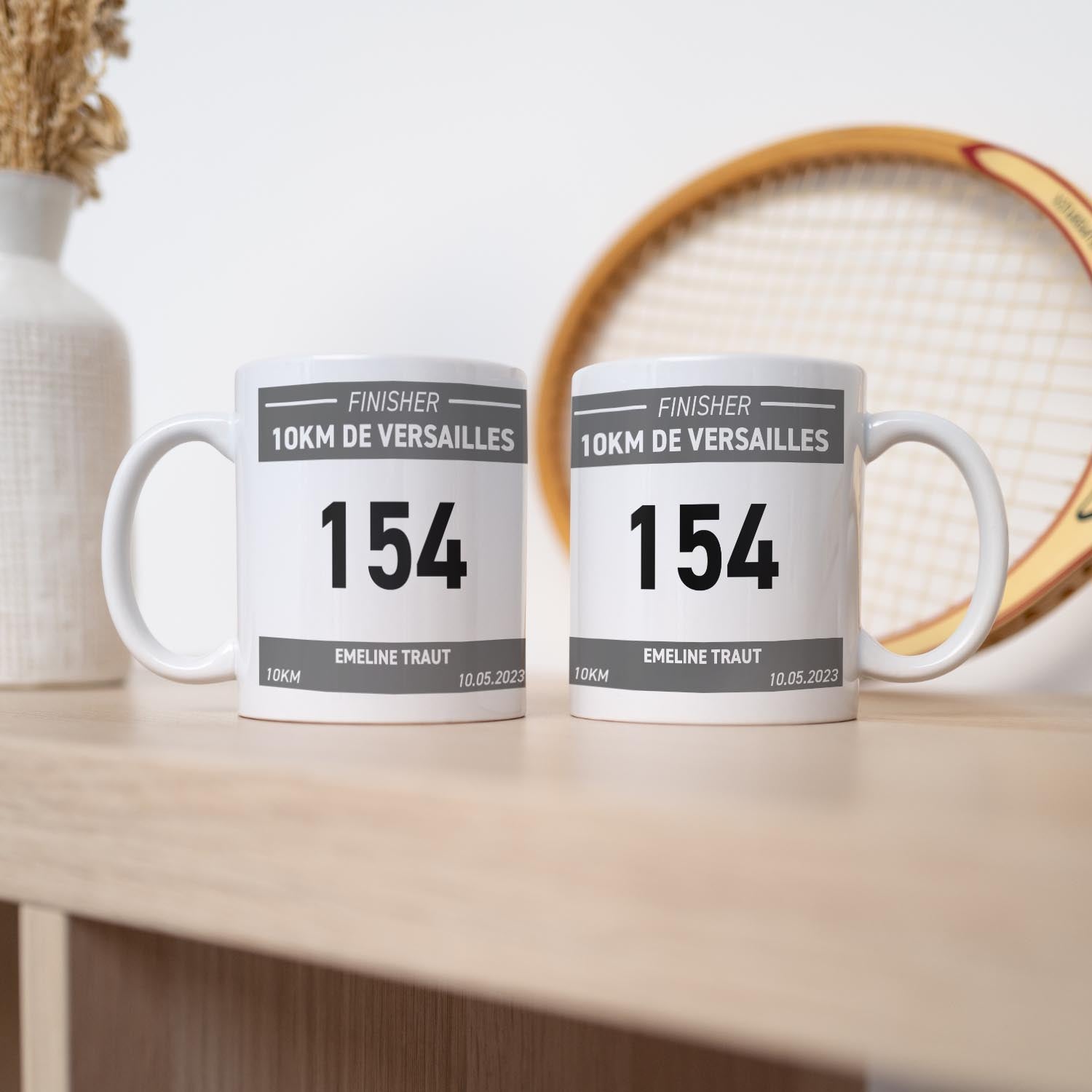 Mug Running Dossard Personnalisé