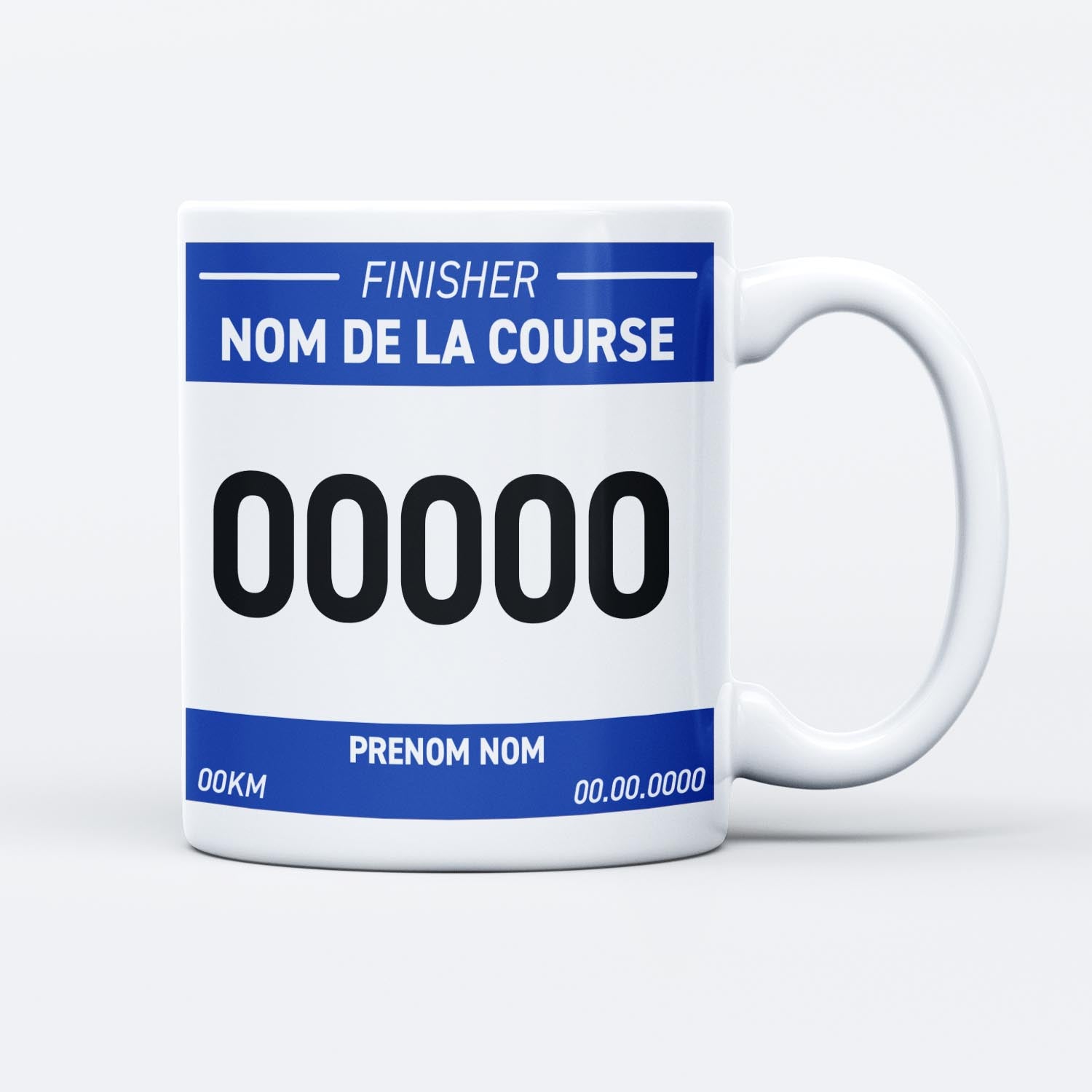 Mug Running Dossard Personnalisé