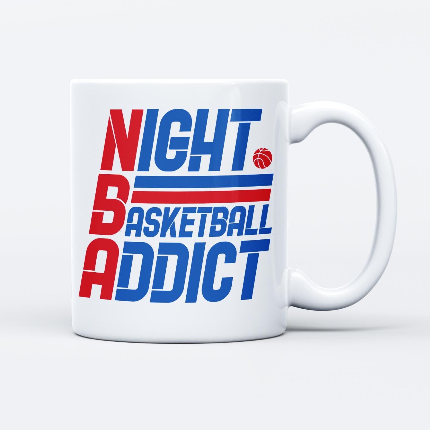 Mug Basket - Night Basketball Addict