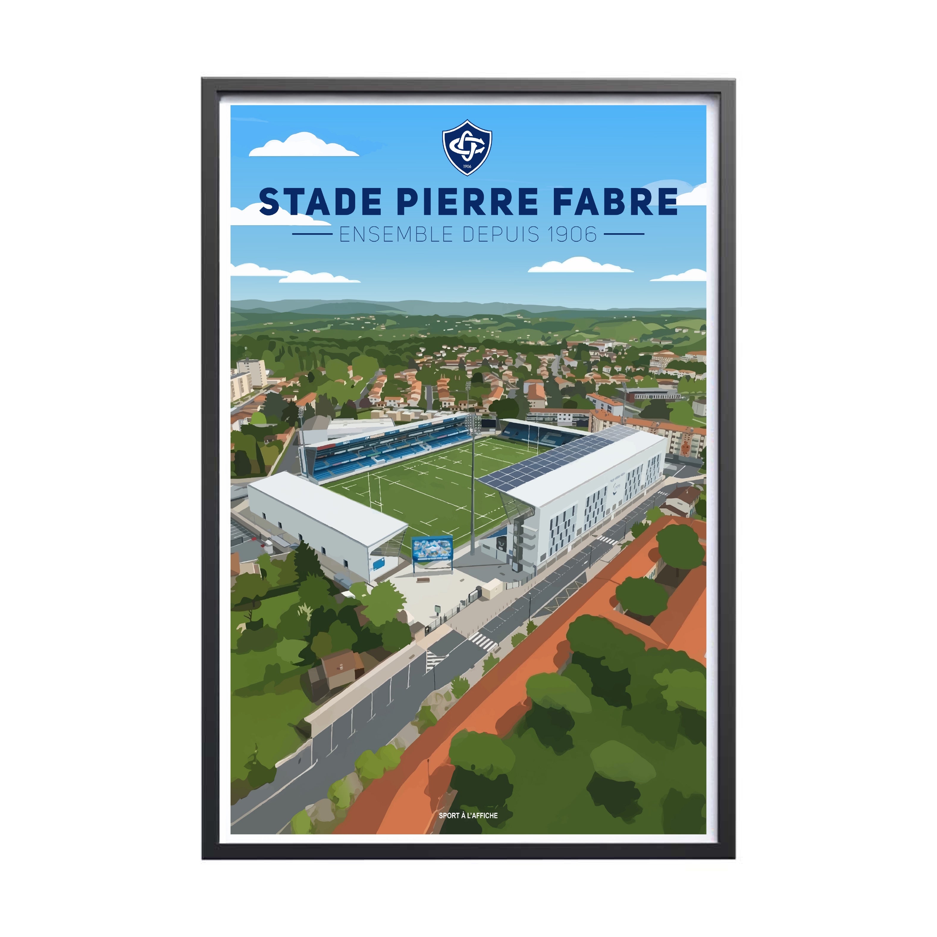 Affiche Castres Olympique - Stade Pierre Fabre