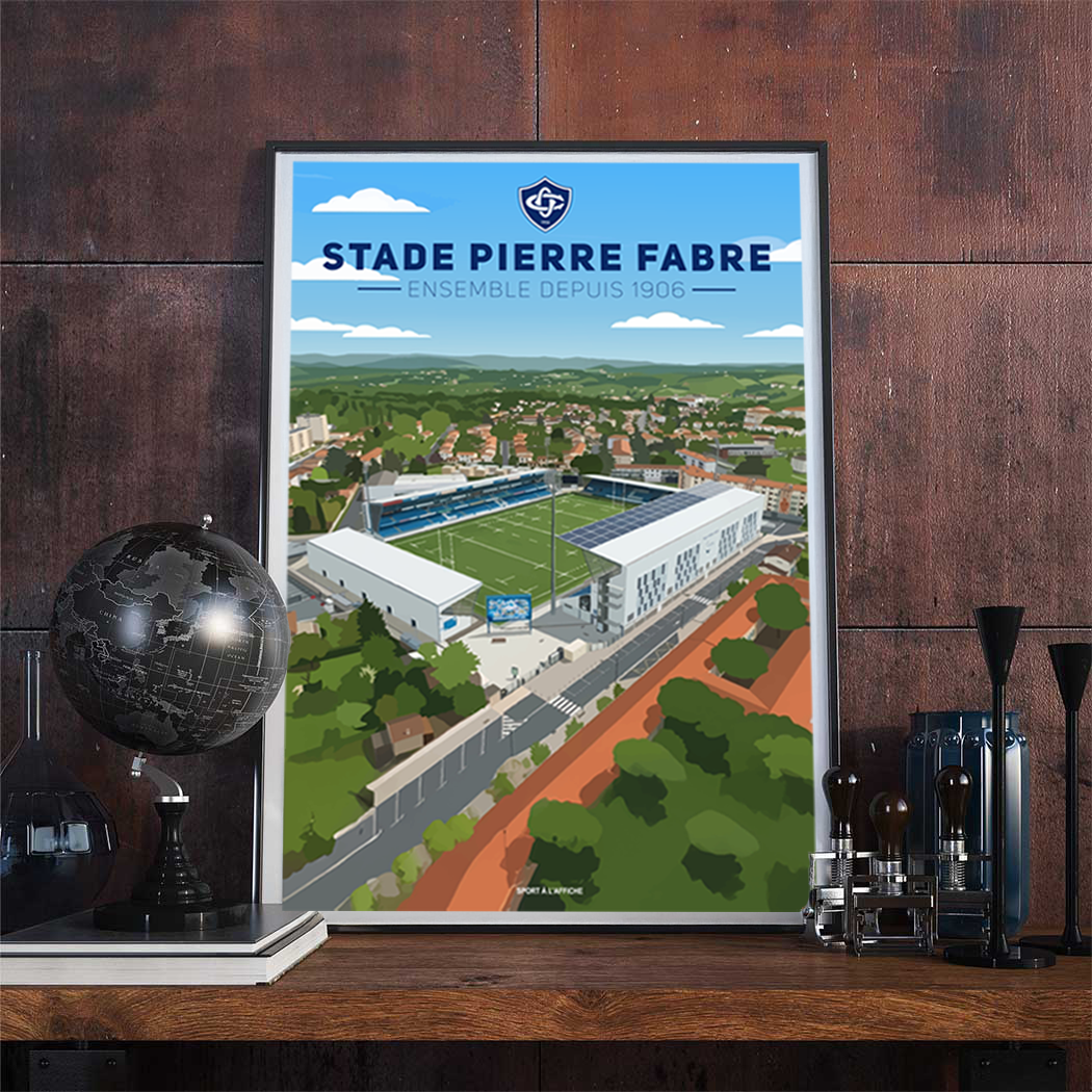 Affiche Castres Olympique - Stade Pierre Fabre