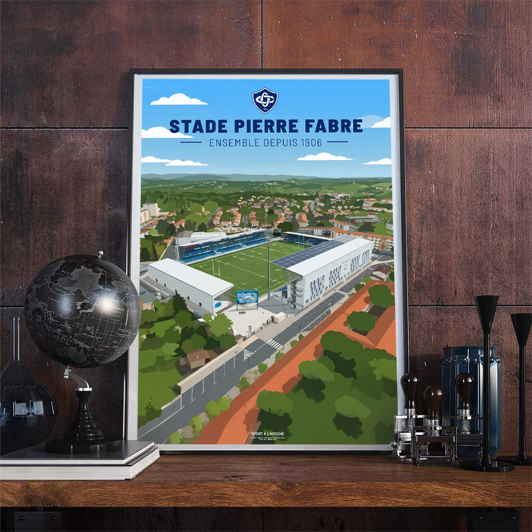 Affiche Castres Olympique - Stade Pierre Fabre