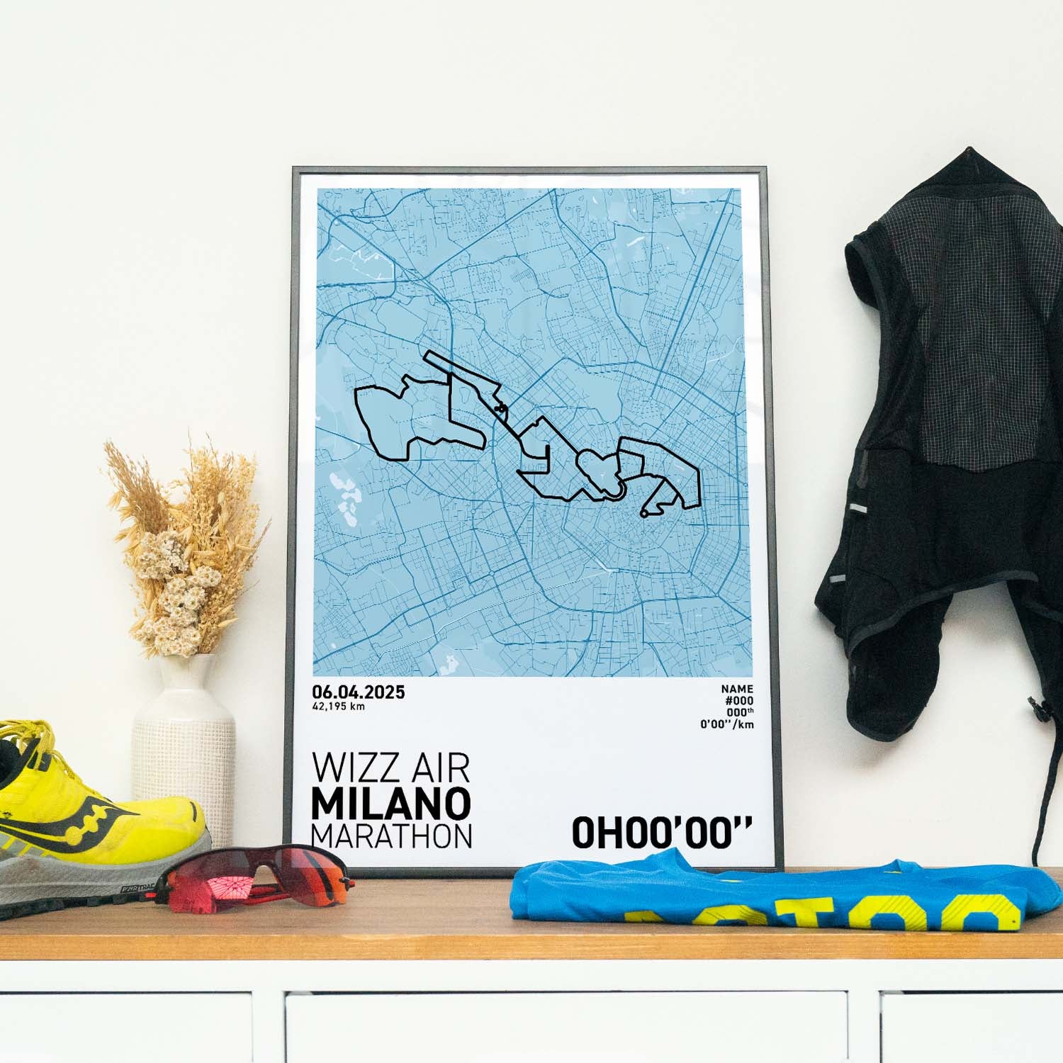 Affiche Running - Marathon de Milan