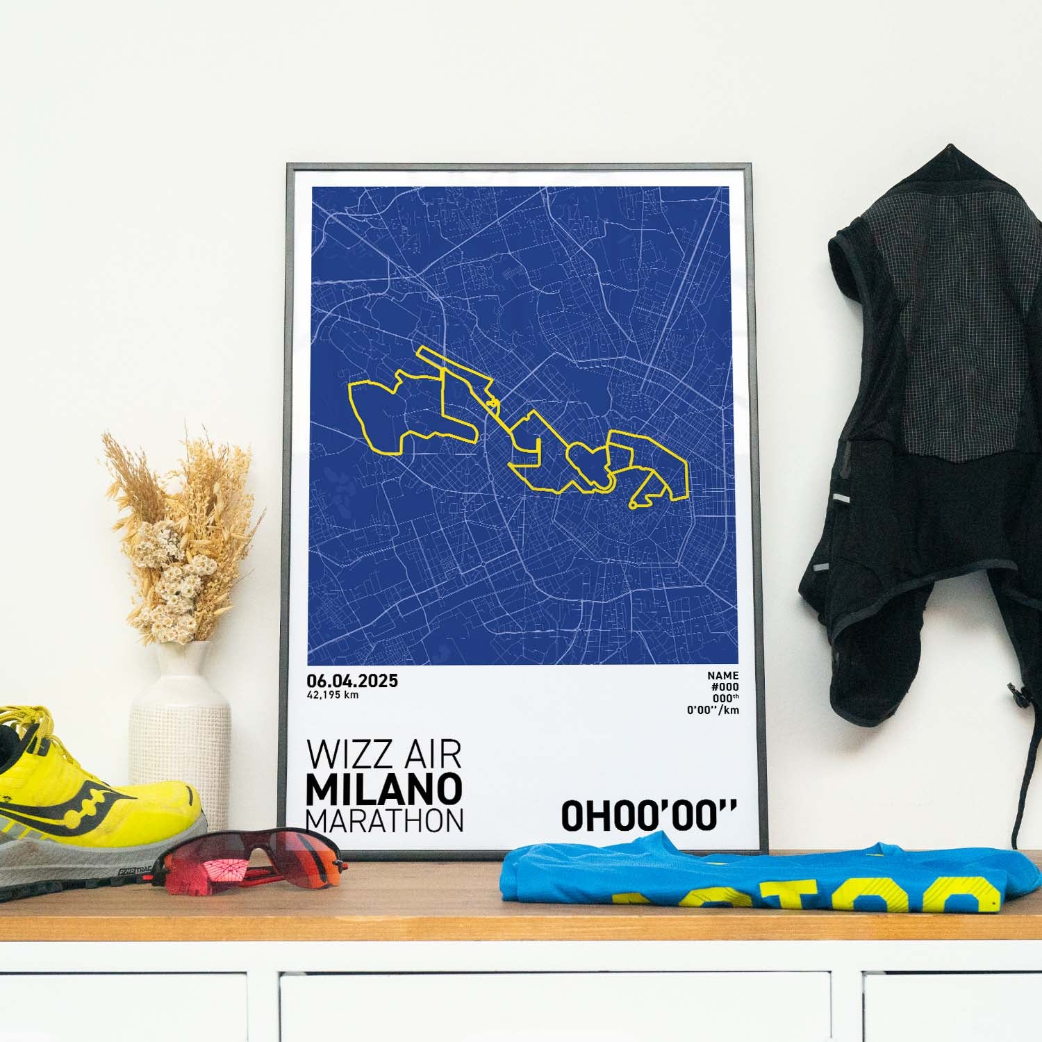 Affiche Running - Marathon de Milan