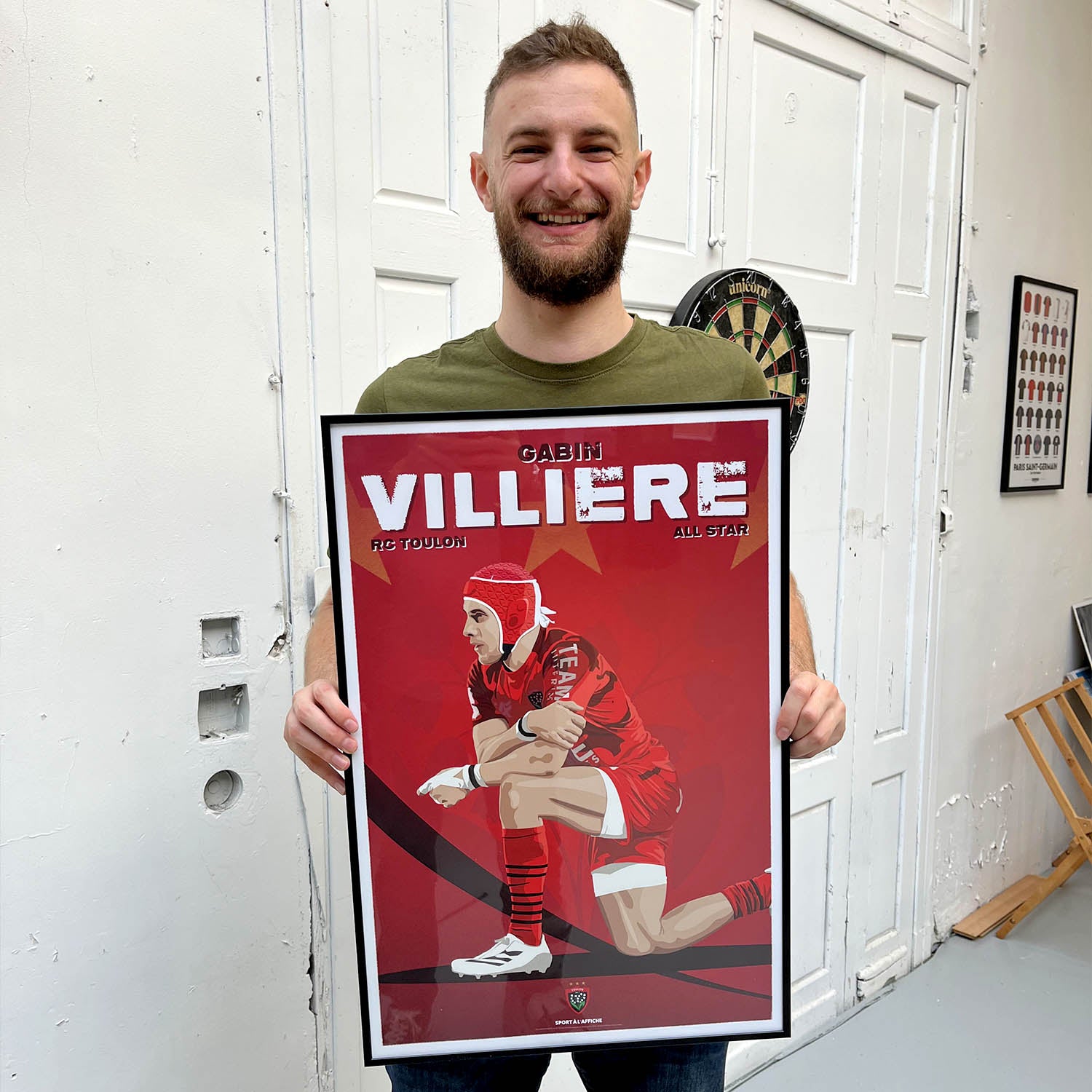 Affiche RC Toulon - Gabin Villière