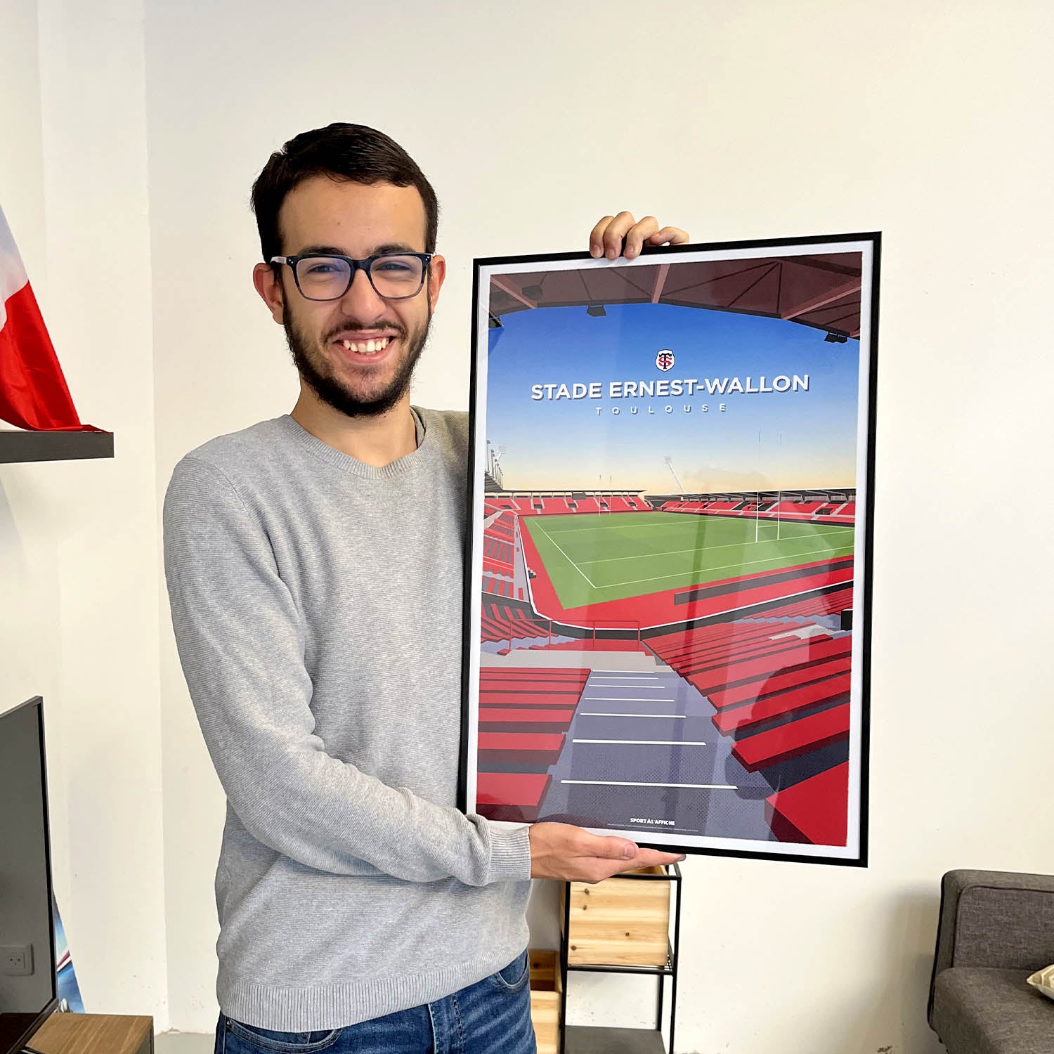 Affiche Stade Toulousain - Stade Ernest-Wallon