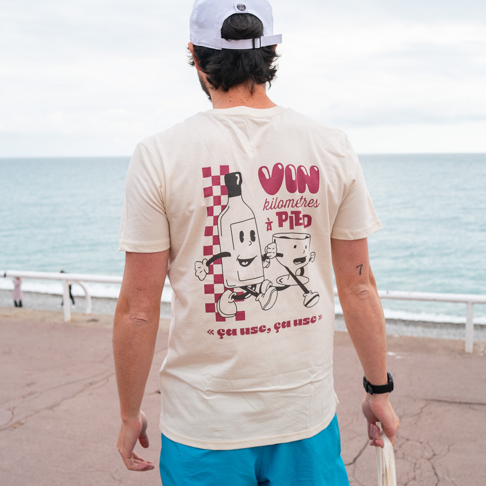 Tshirt Running - Vin km à pied