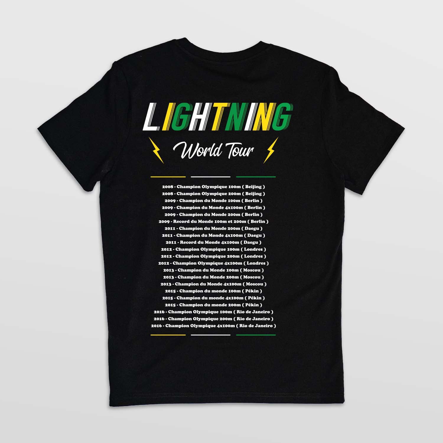 Tshirt Athlétisme - Lightning World Tour