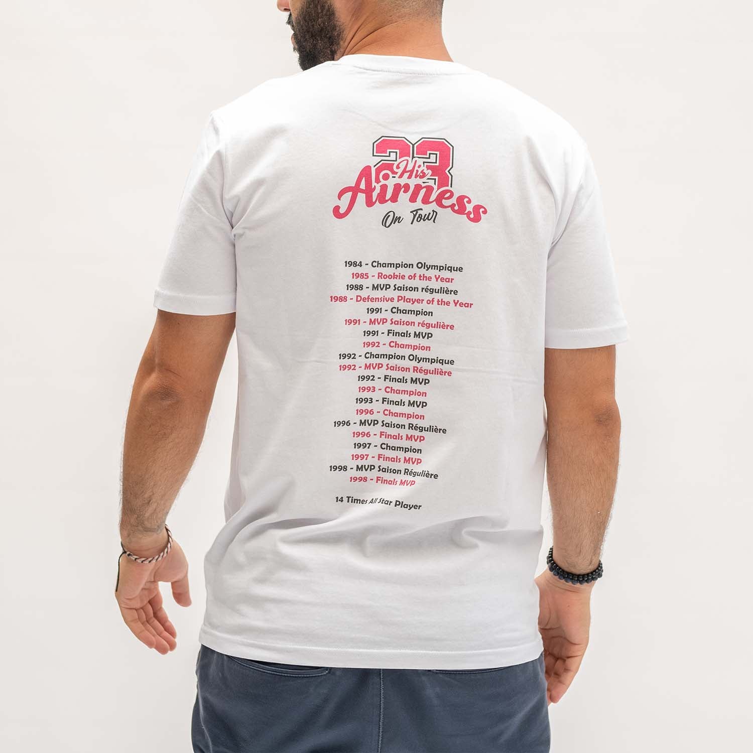 Tshirt Basket - His Airness On Tour