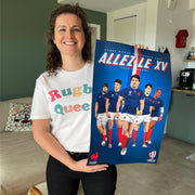 Affiche Coupe du Monde de Rugby 2023 x France Rugby - Allez le XV de France