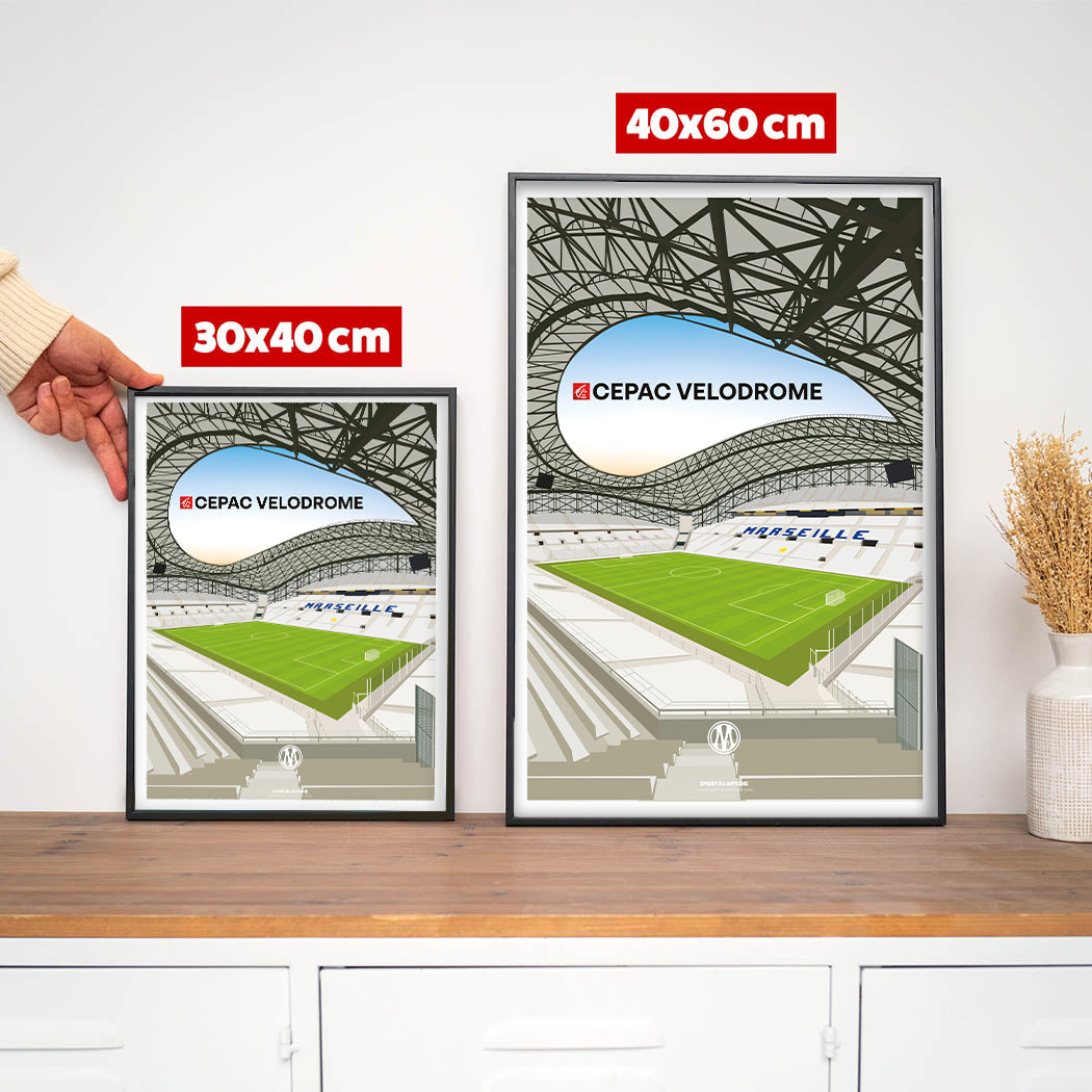 Affiche OM - CEPAC Vélodrome