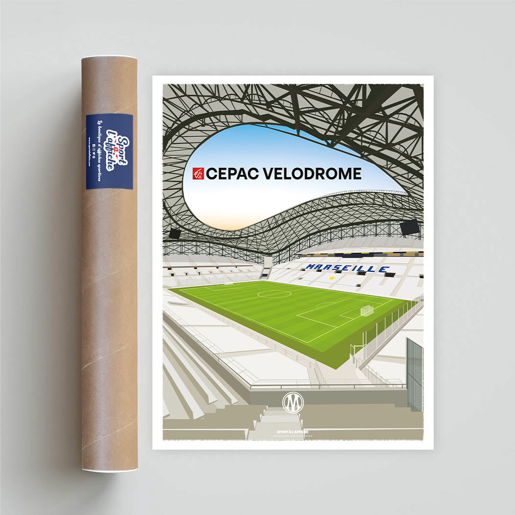 Affiche OM - CEPAC Vélodrome