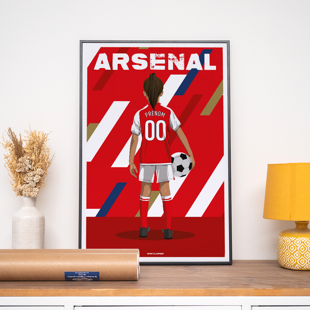 Affiche Foot Arsenal - Enfant Personnalisé