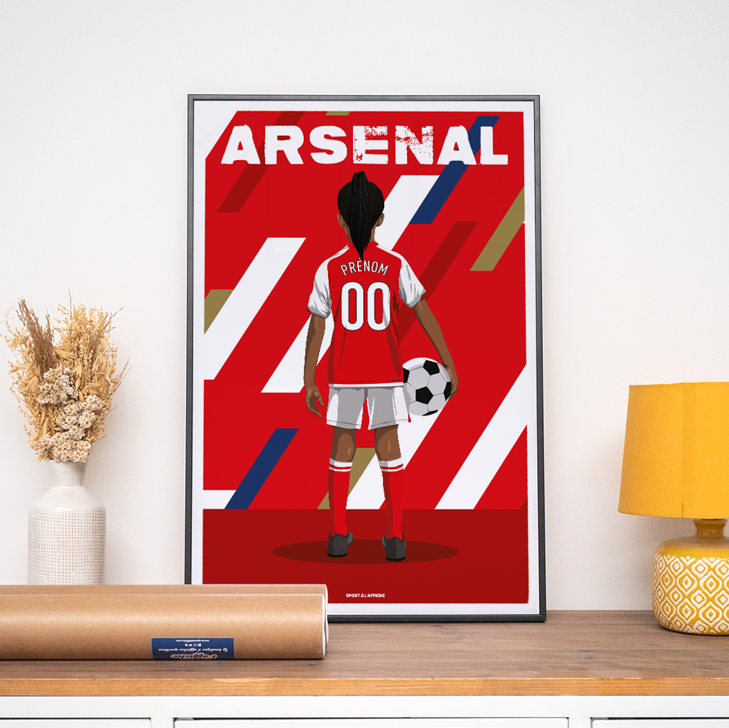 Affiche Foot Arsenal - Enfant Personnalisé