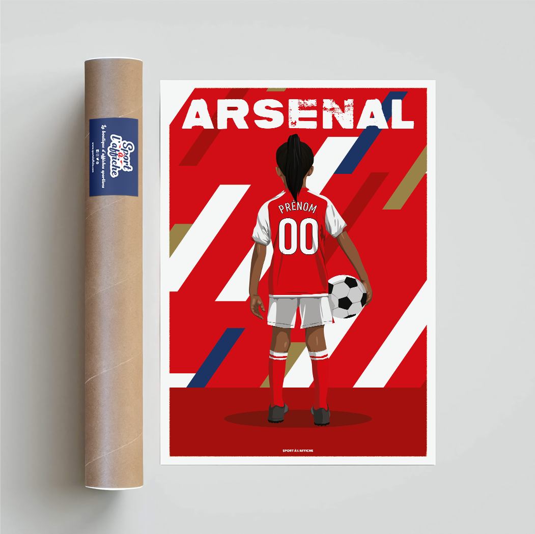 Affiche Foot Arsenal - Enfant Personnalisé