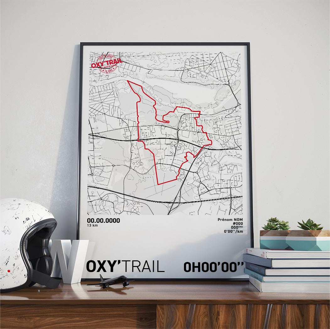 Affiche Trail - Oxy'Trail - Oxy'13 km