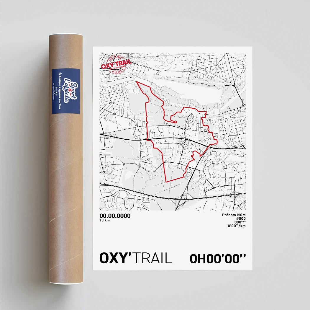 Affiche Trail - Oxy'Trail - Oxy'13 km