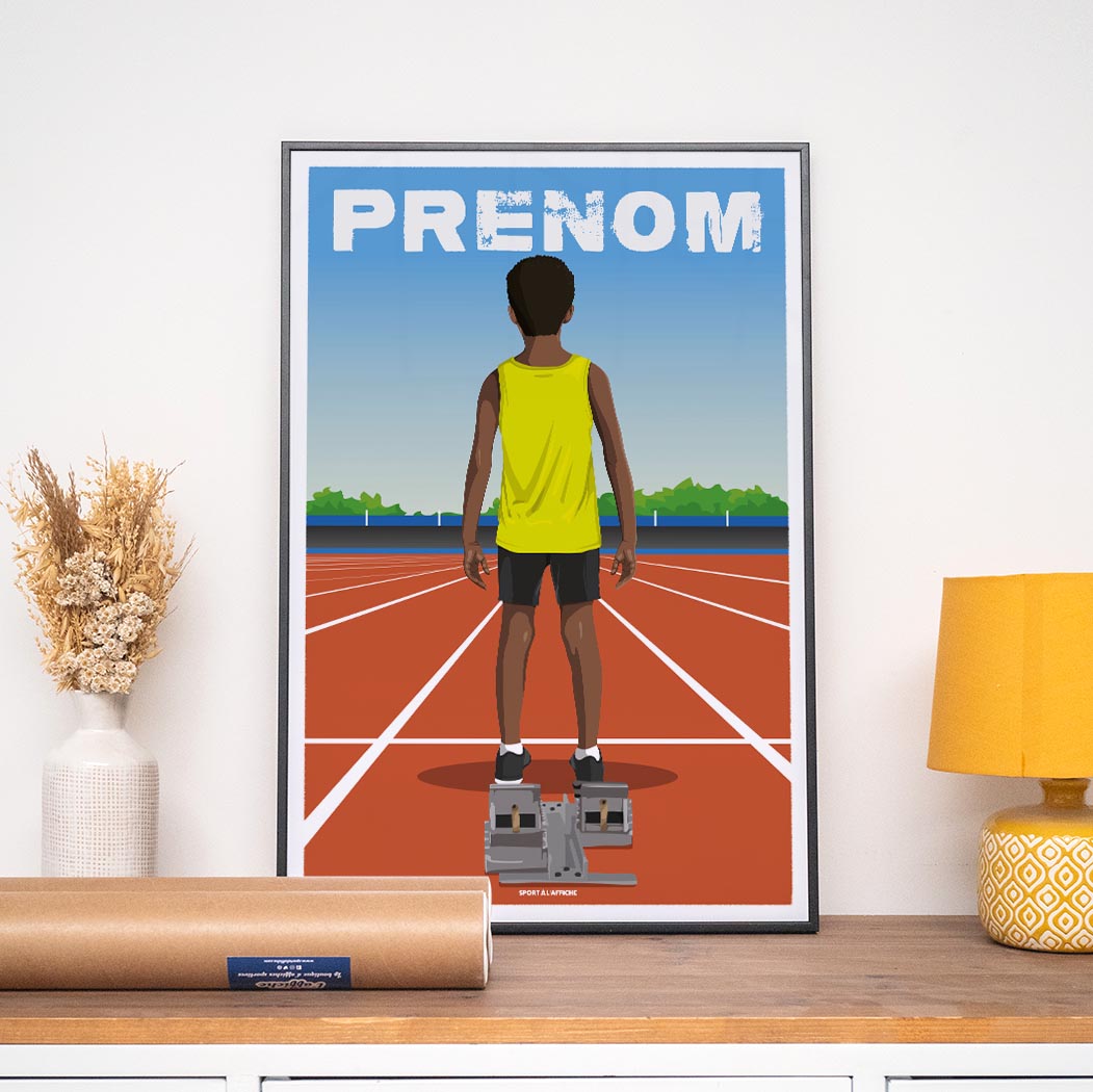 Affiche Athlétisme - Enfant Personnalisé