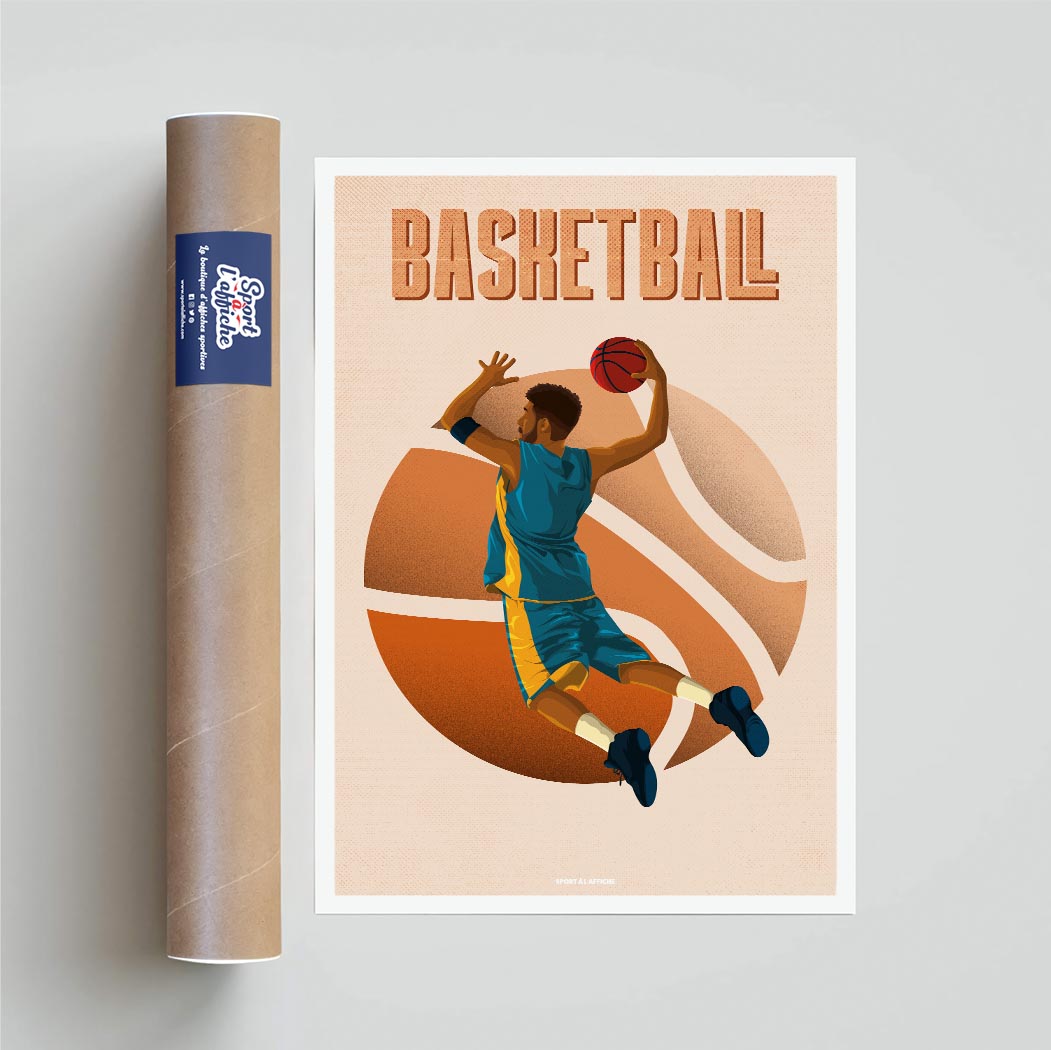 Affiche Basketball - Dunk