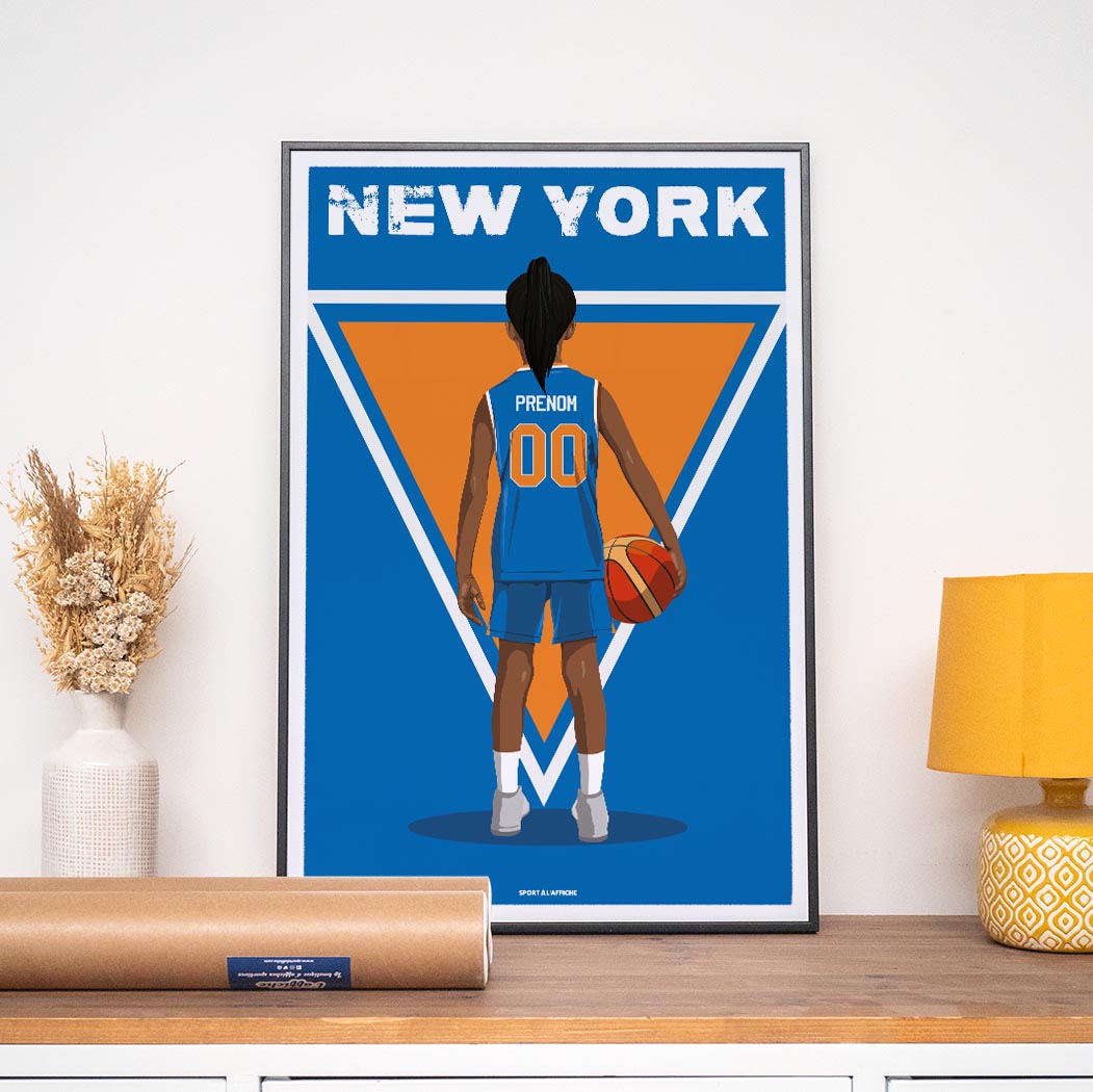 Affiche Basket New York - Enfant Personnalisé