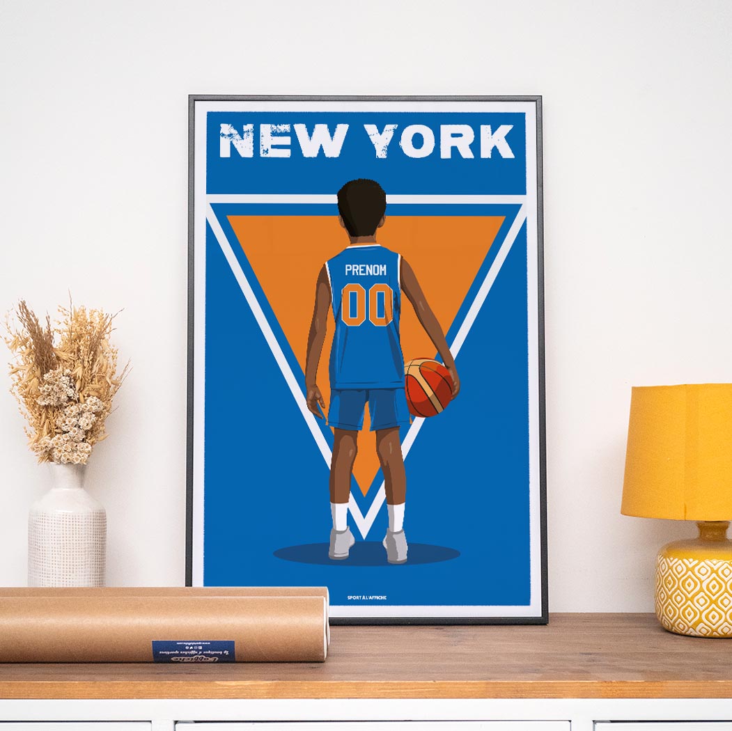 Affiche Basket New York - Enfant Personnalisé