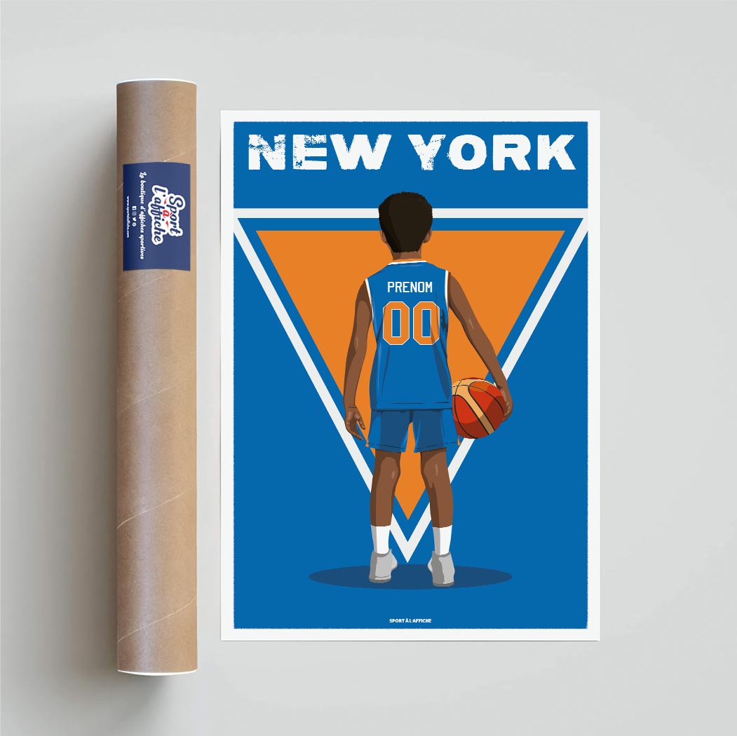 Affiche Basket New York - Enfant Personnalisé