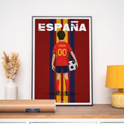 Affiche Foot Espagne - Enfant Personnalisé
