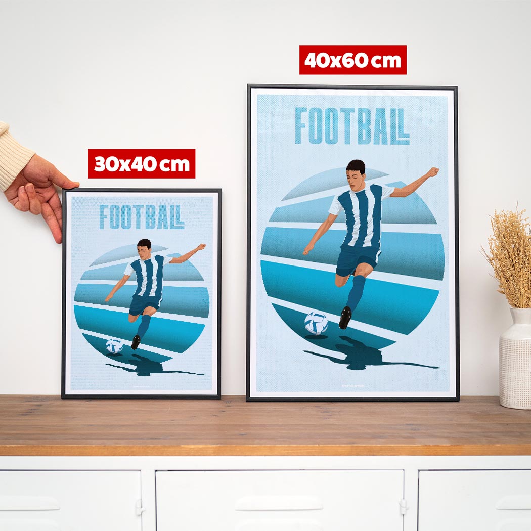 Affiche - Illustration Football
