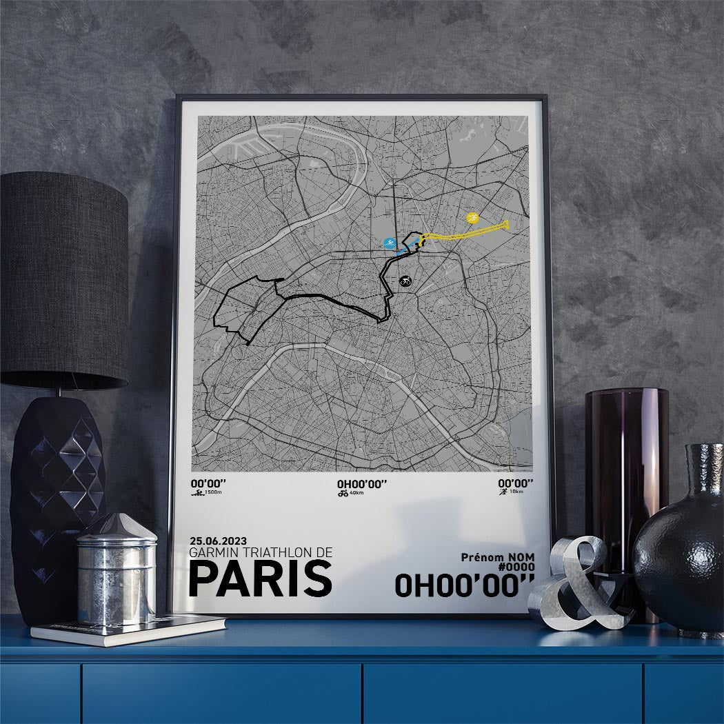 Affiche Garmin Triathlon de Paris