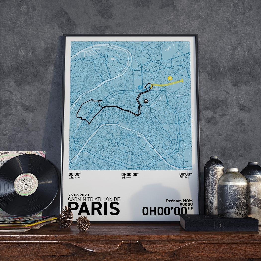 Affiche Garmin Triathlon de Paris