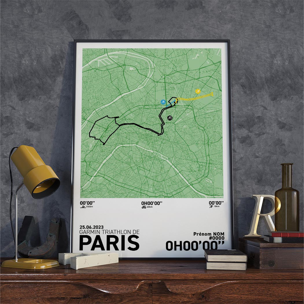 Affiche Garmin Triathlon de Paris