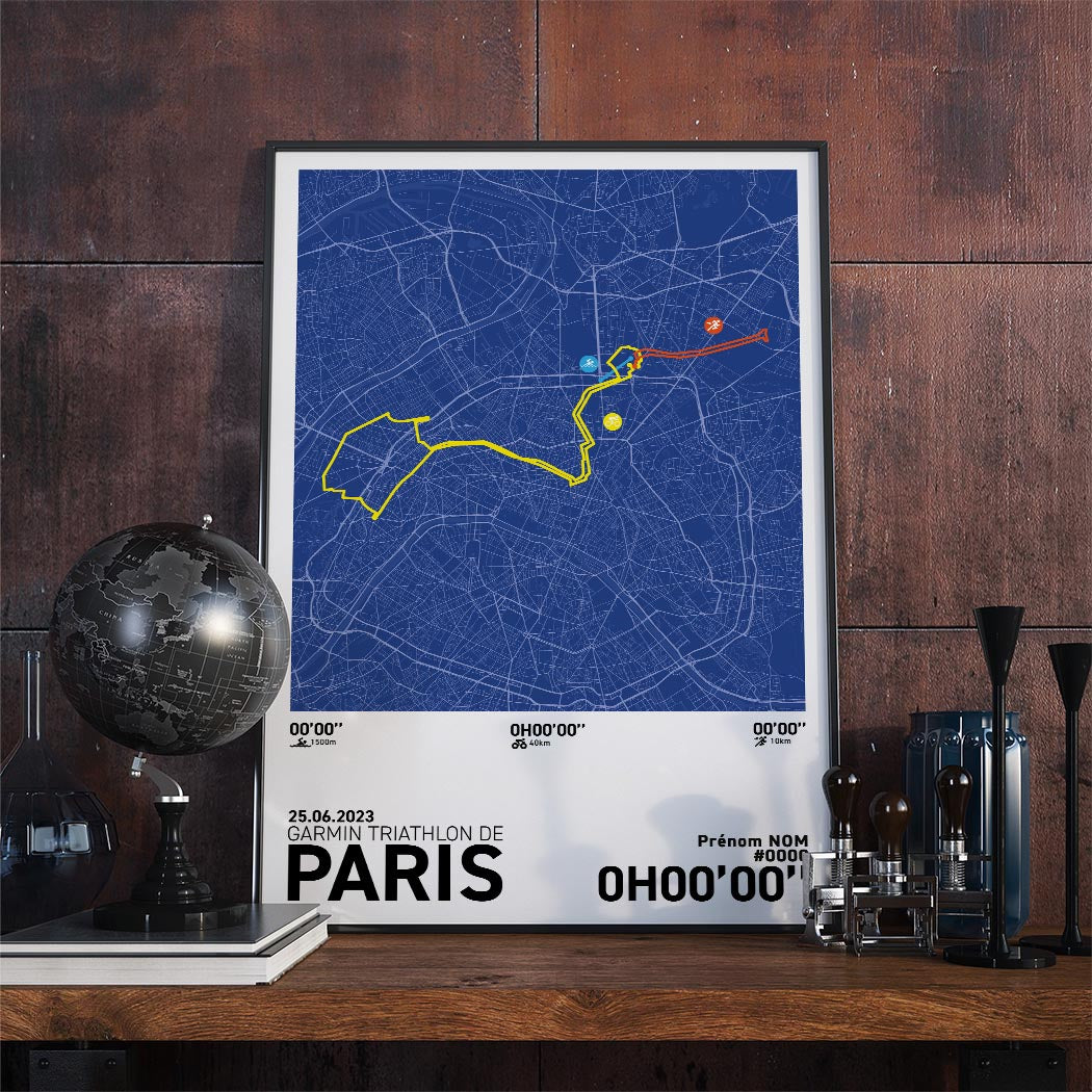 Affiche Garmin Triathlon de Paris