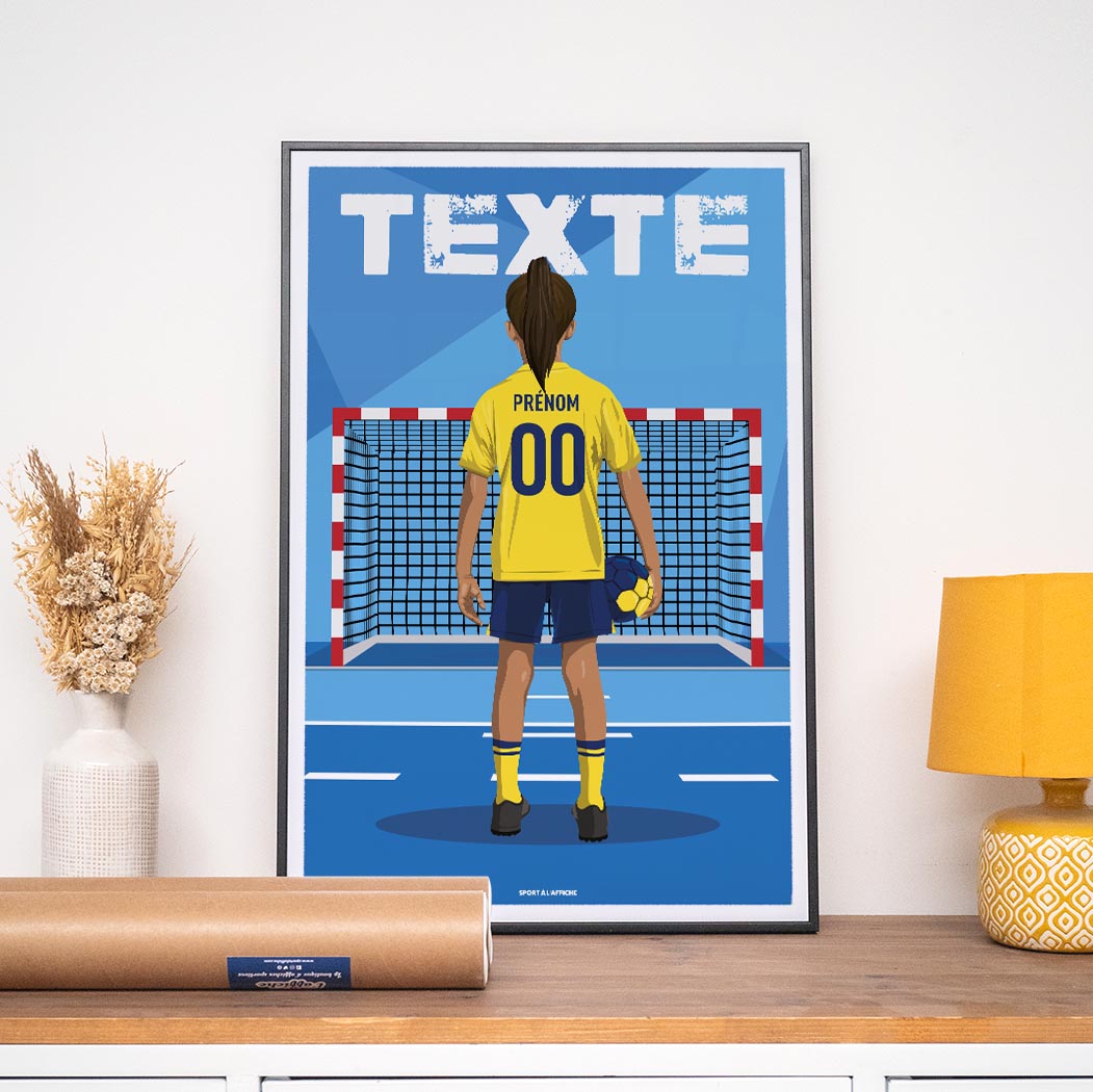 Affiche Handball - Enfant Personnalisé