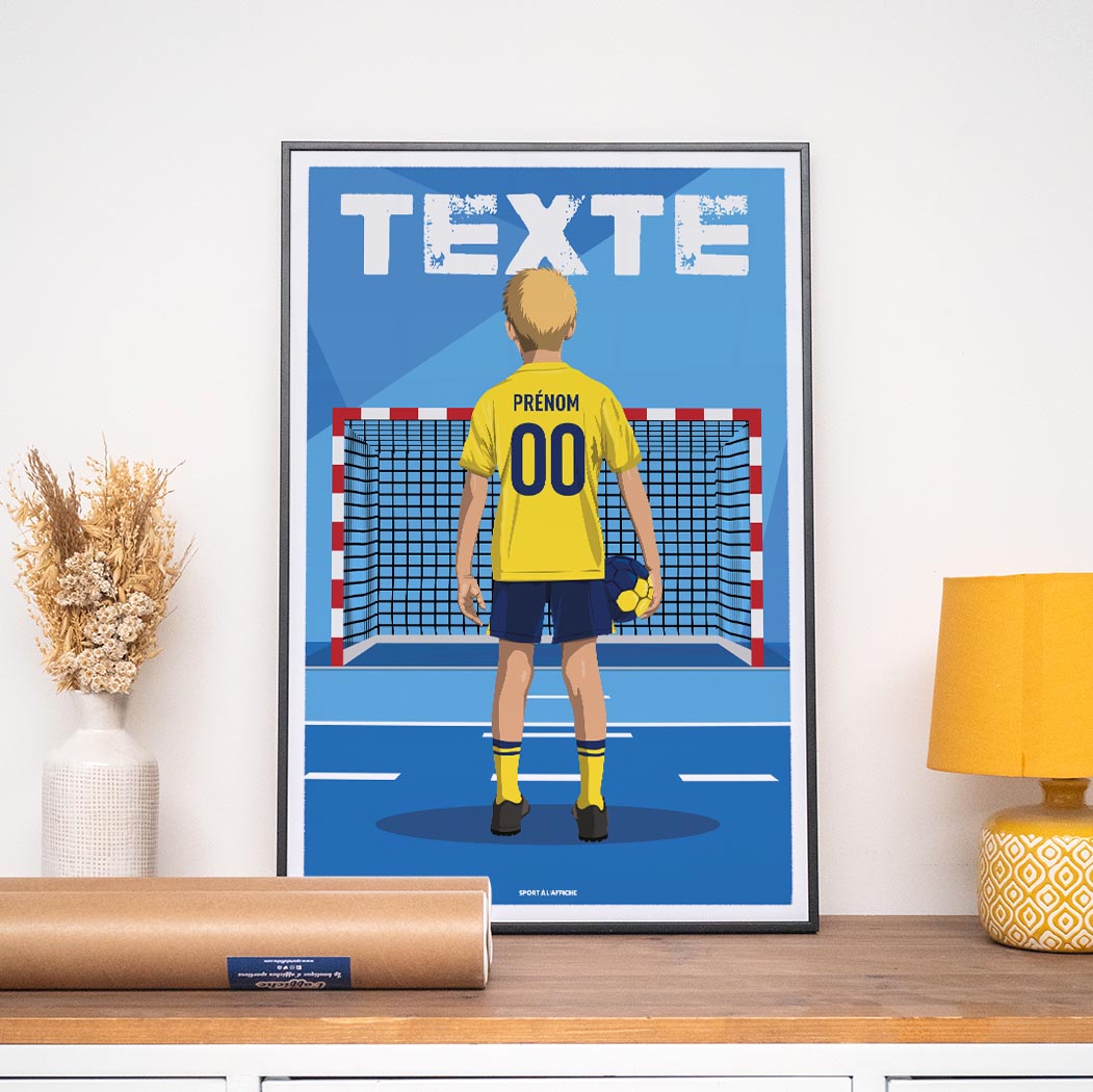 Affiche Handball - Enfant Personnalisé